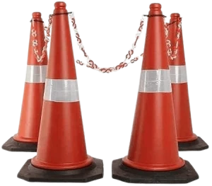 PVC ROAD CONE RUBBER BASED